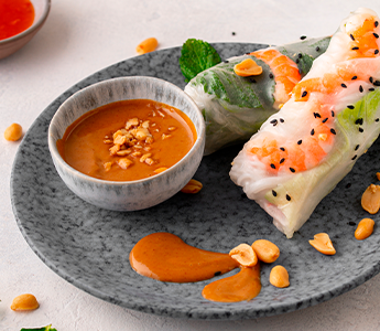 Cómo hacer rollitos de primavera tailandeses
