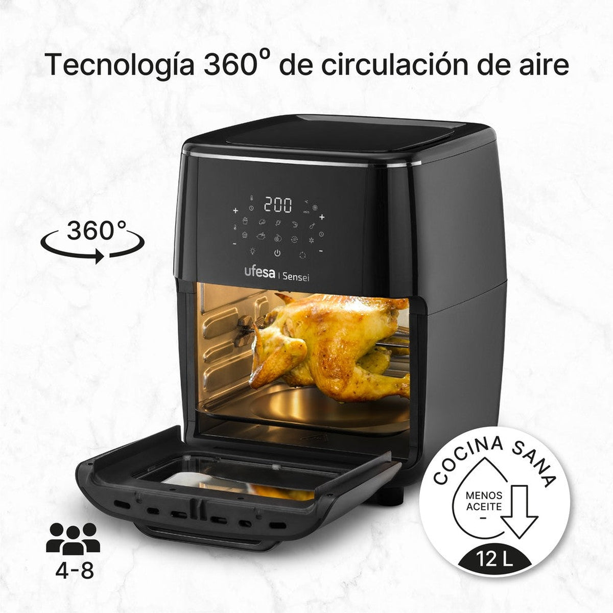 Freidora de aire digital 12L Magister – Ufesa - Main Image